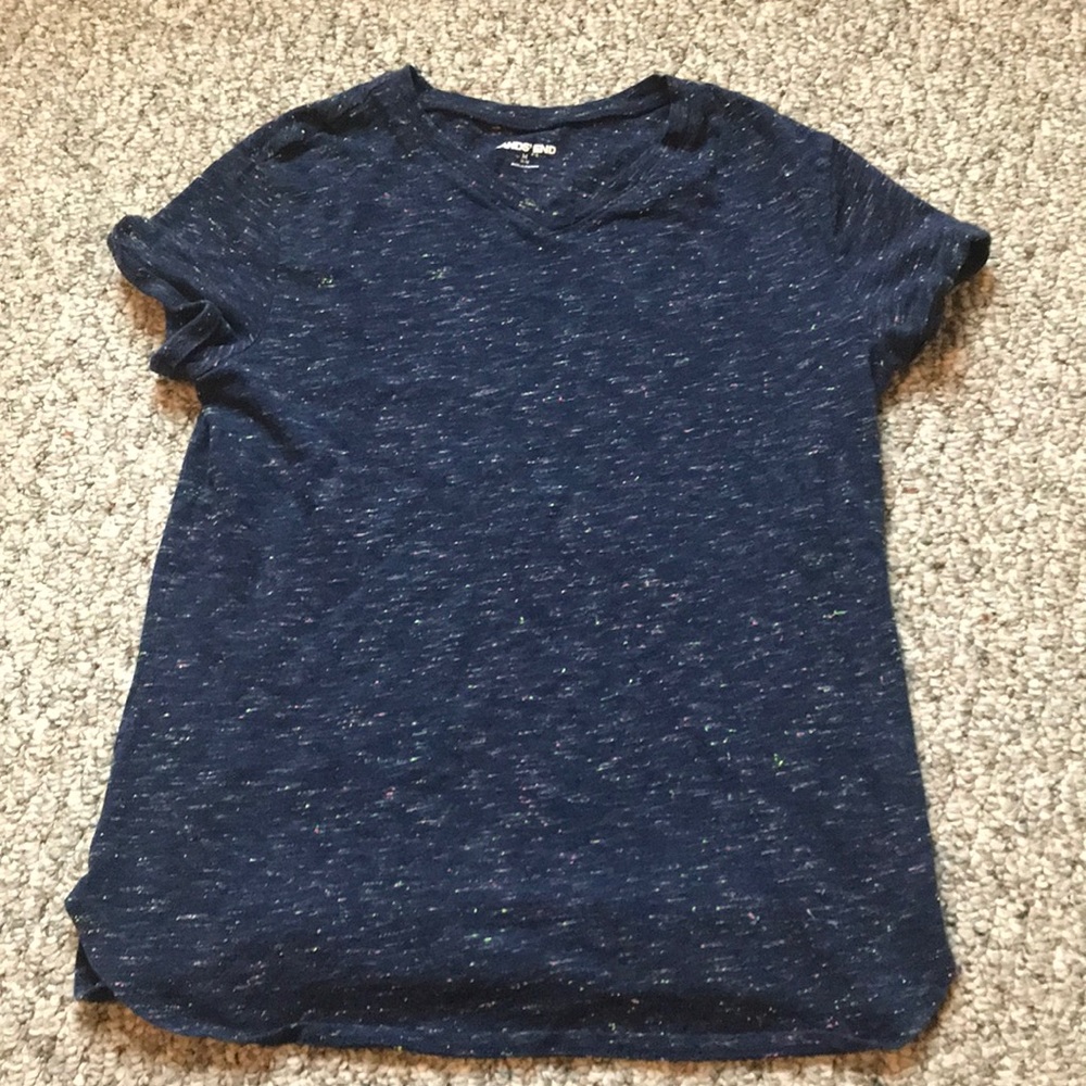 Lands’ End Girl’s Tee M 10-12 EUC